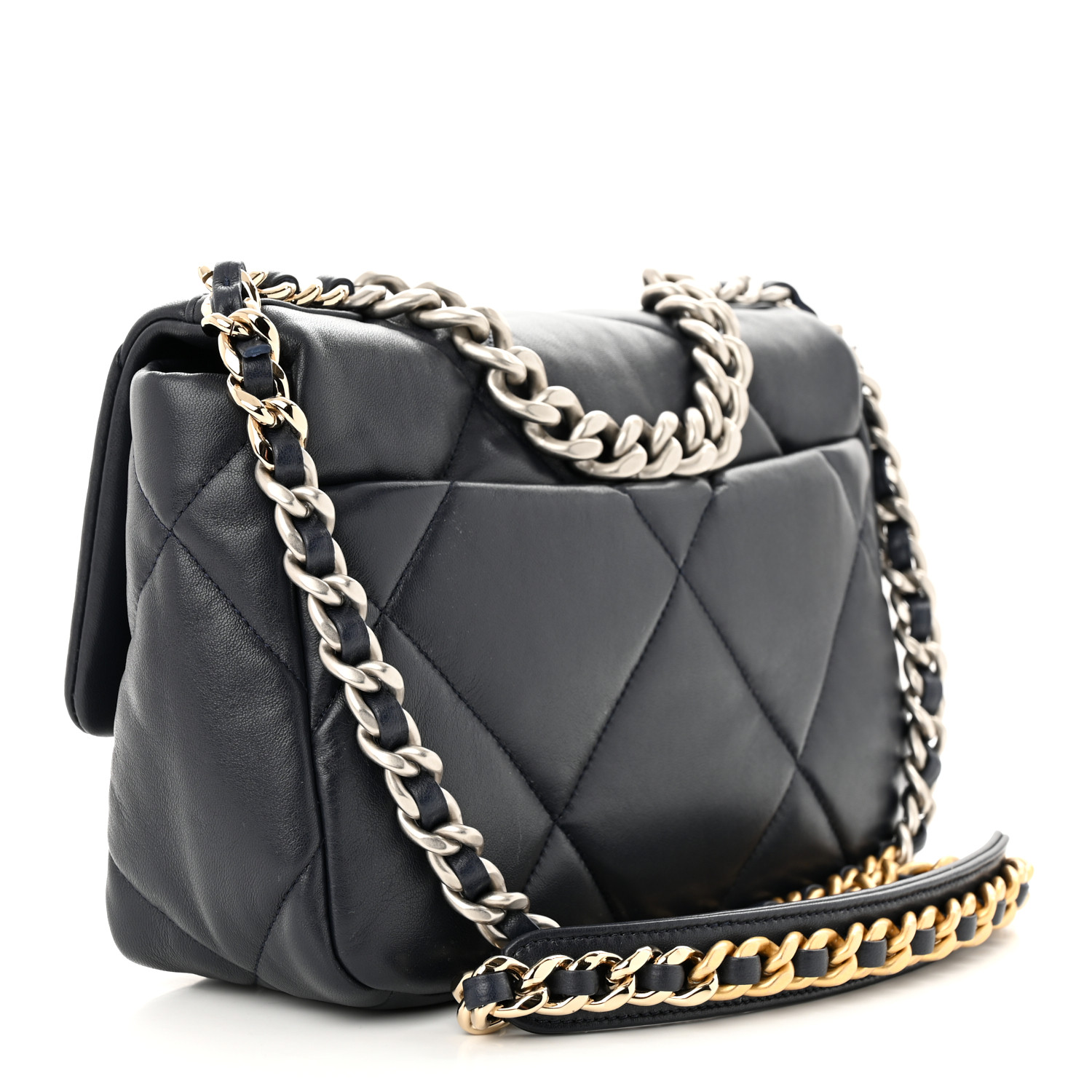 Lambskin Quilted Medium Chanel 19 Flap