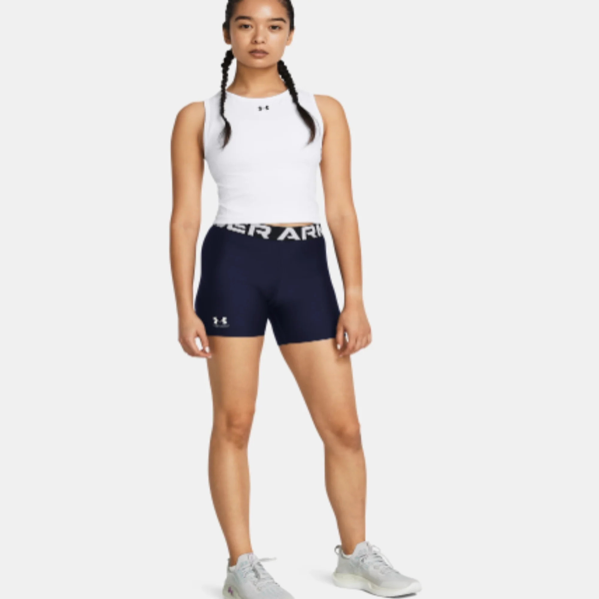 Women's   HeatGear® Middy Shorts (Midnight Navy)