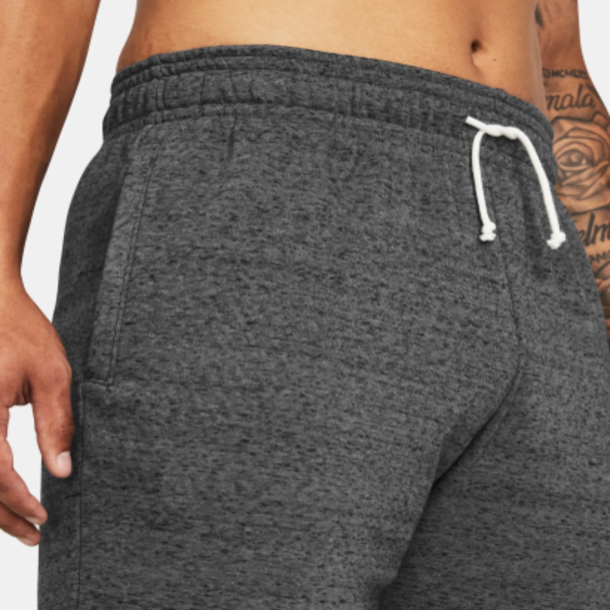 Men's   Rival Terry Shorts (Castlerock Light Heather/Onyx White)