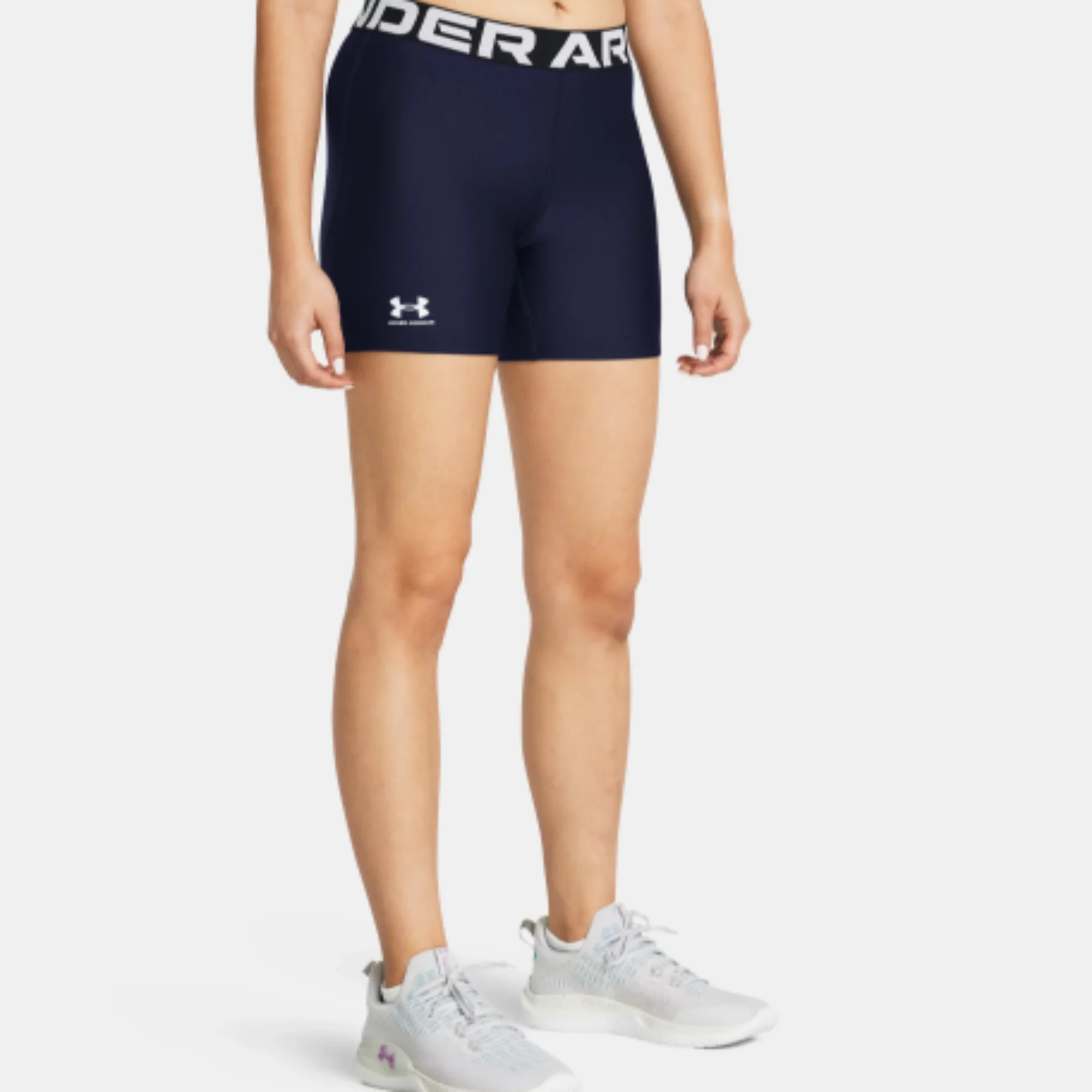 Women's   HeatGear® Middy Shorts (Midnight Navy)
