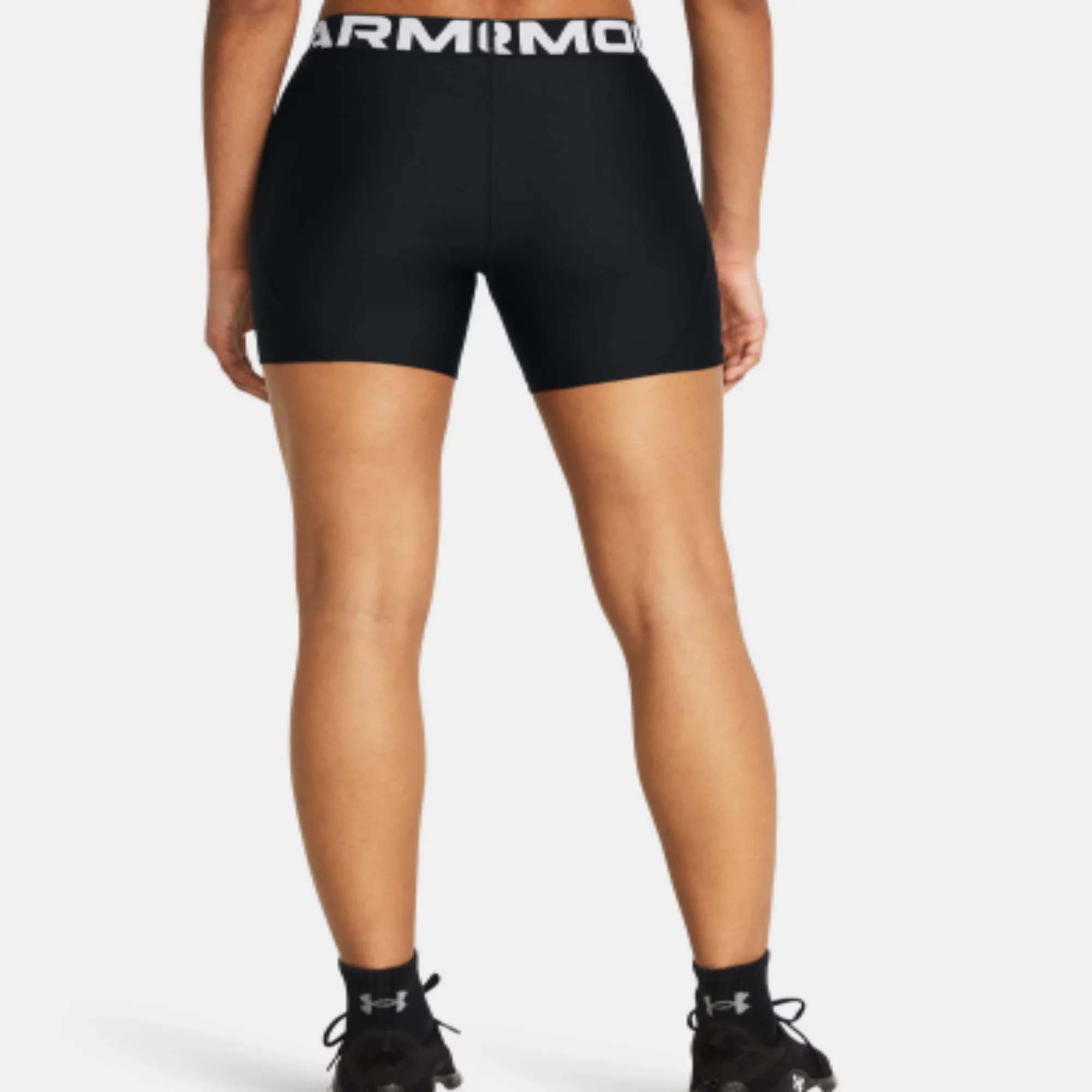 Women's   HeatGear® Middy Shorts (Black)