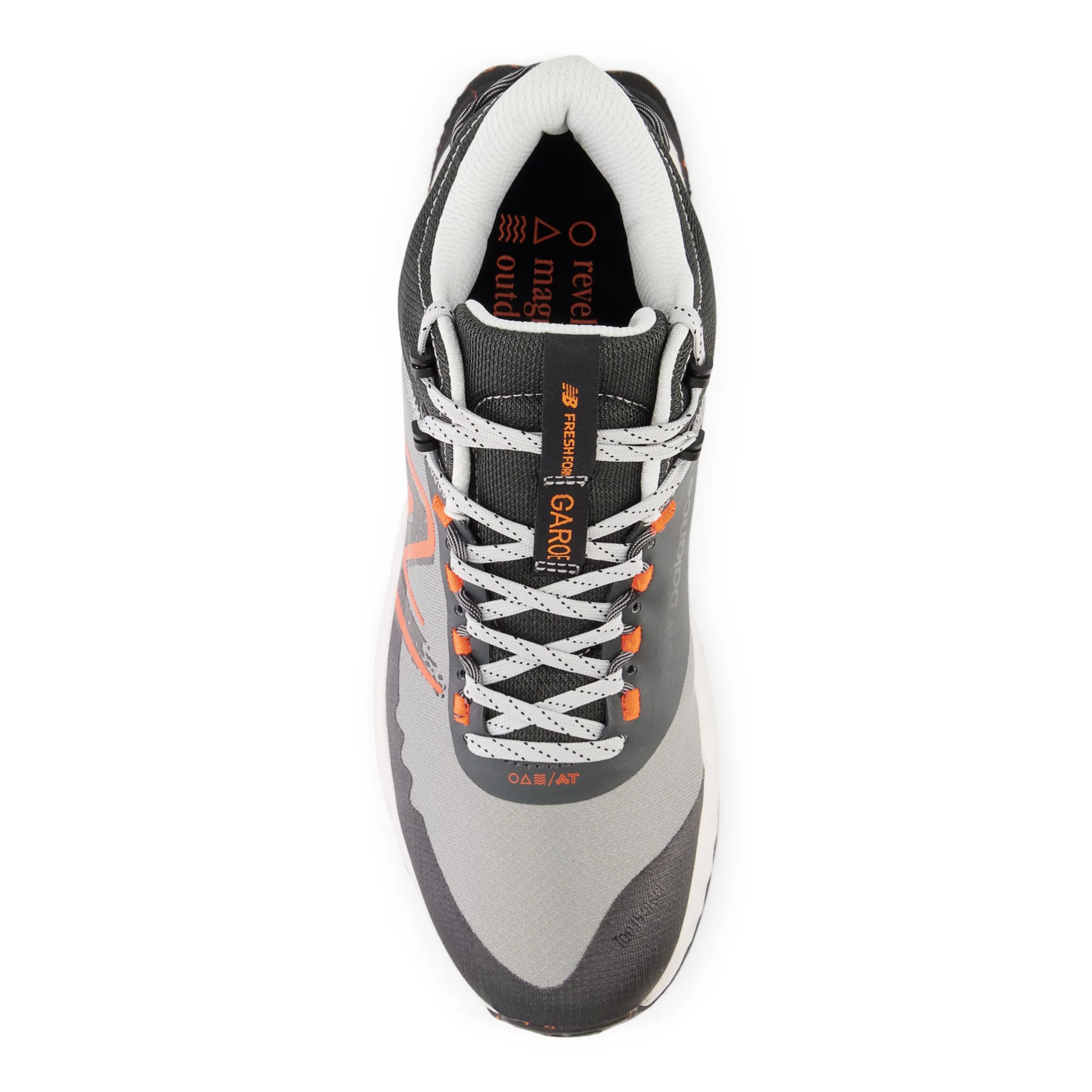 Fresh Foam Garoé Midcut - Shadow Grey with Grey Matter and Blaze Orange