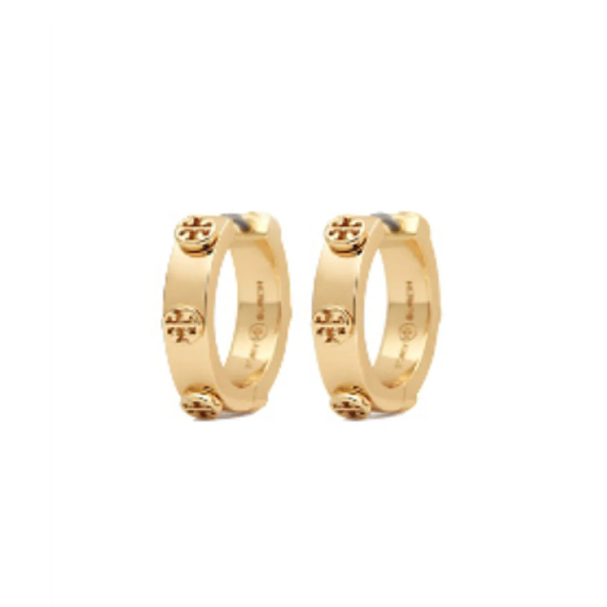 Kira Studded Huggie Earrings