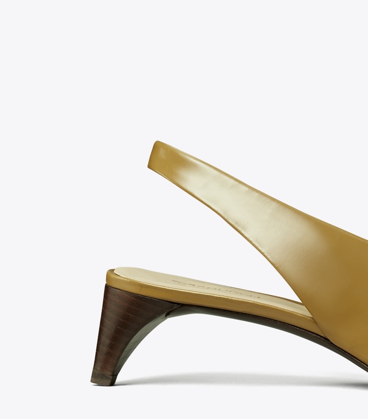 PIERCED SLINGBACK HEEL