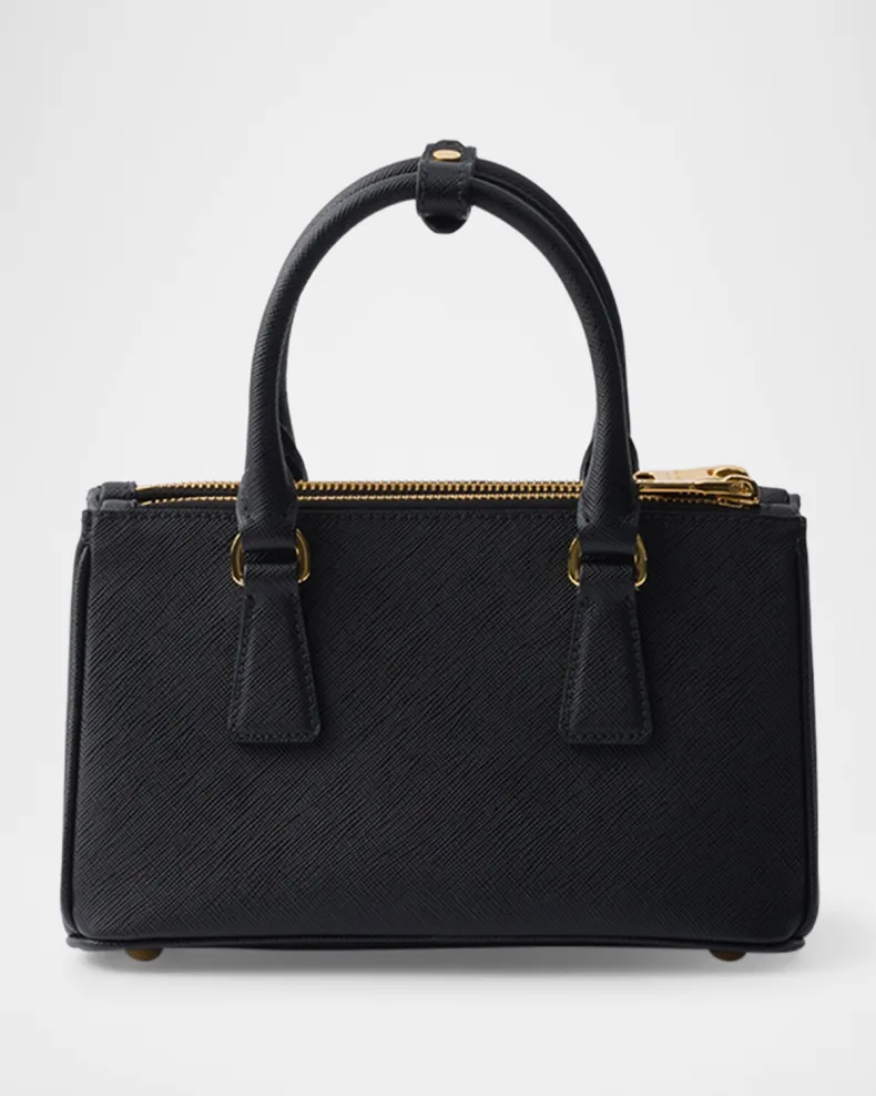 Galleria Saffiano Leather Mini Top-Handle Bag