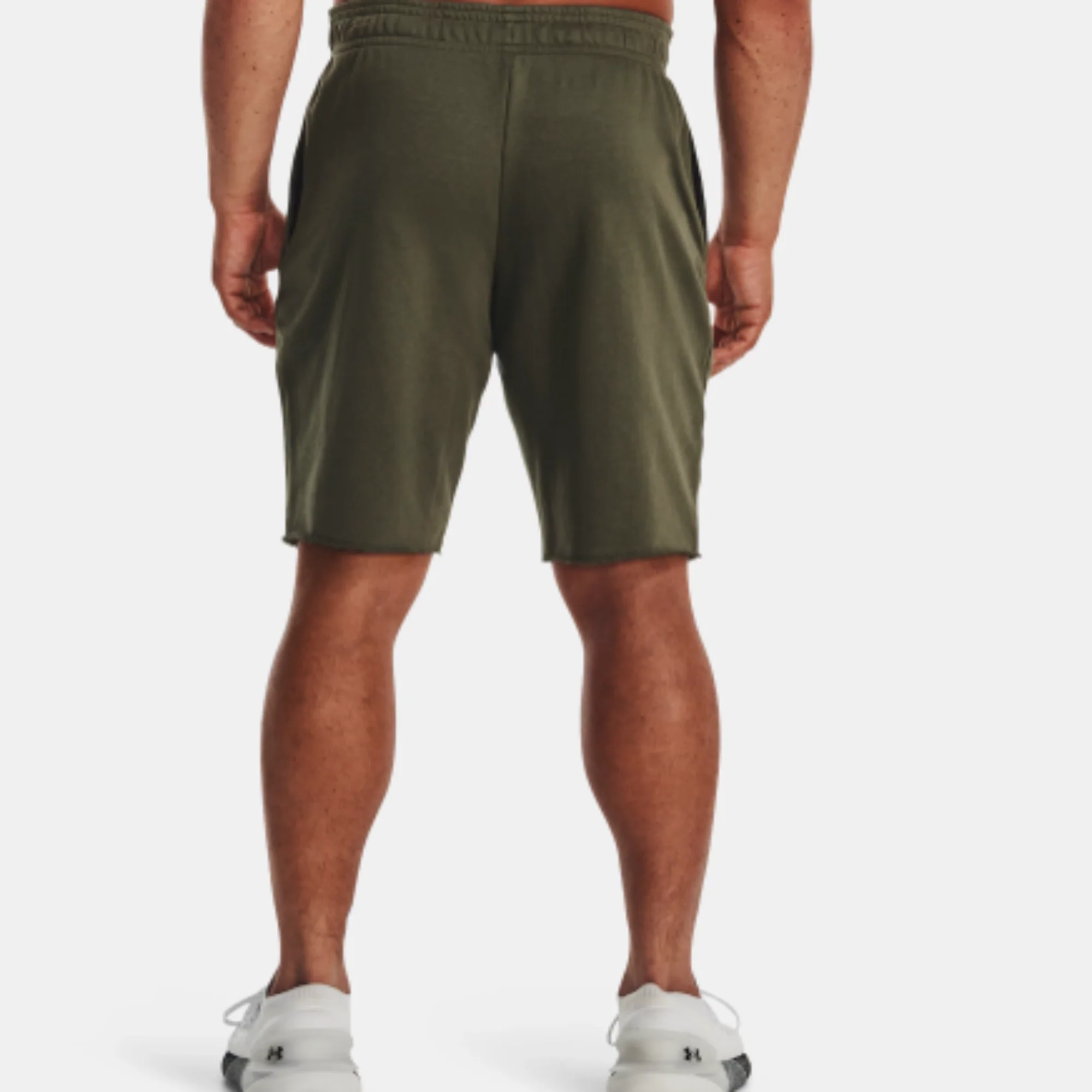 Men's   Rival Terry Shorts (Marine OD Green/Onyx White)