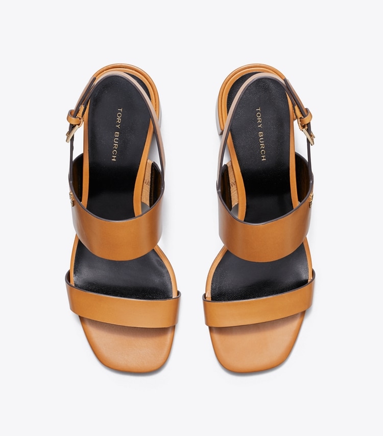 DOUBLE T HEELED SANDAL