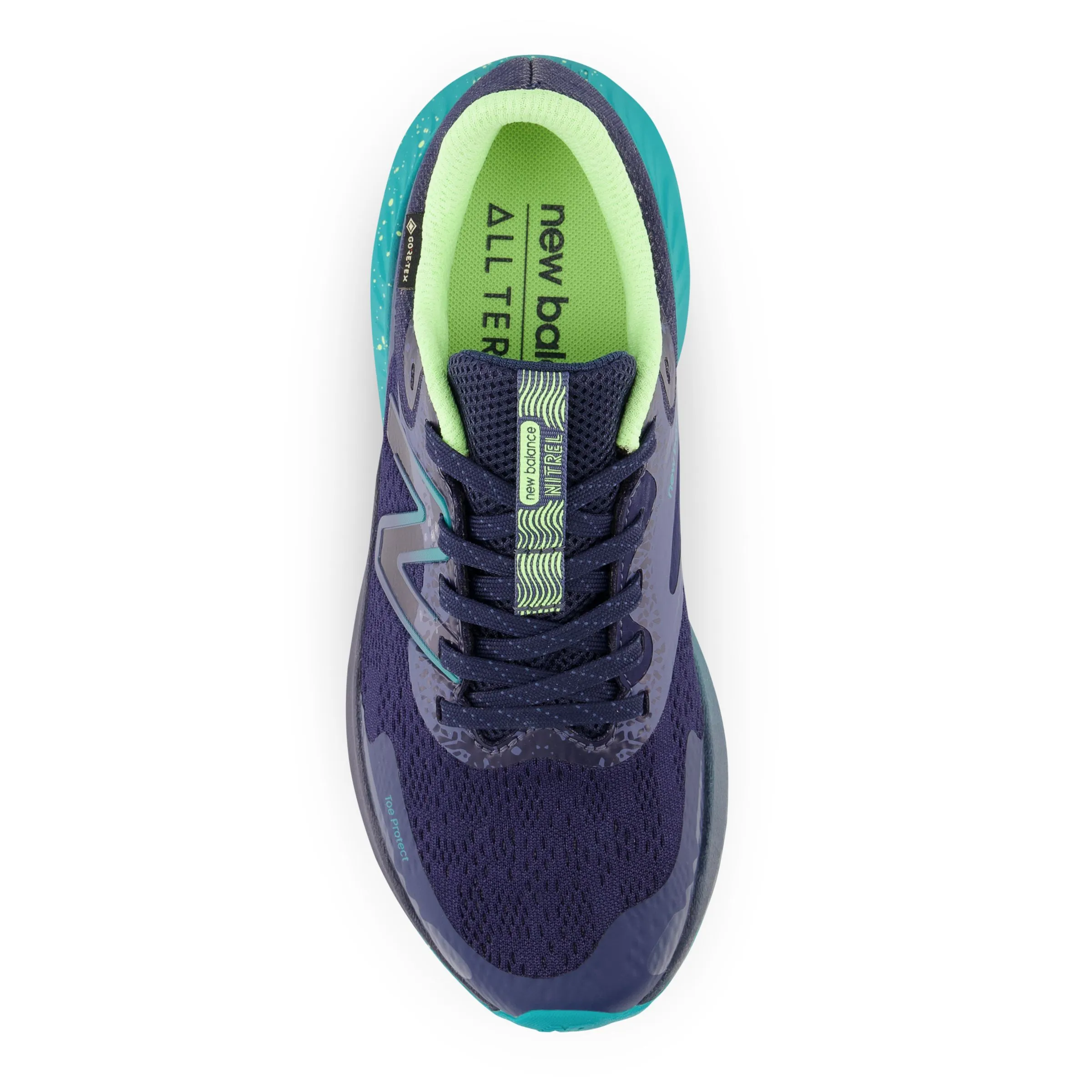 DynaSoft Nitrel v5 GTX - Natural Indigo with Electric Teal and Bleached Lime Glo