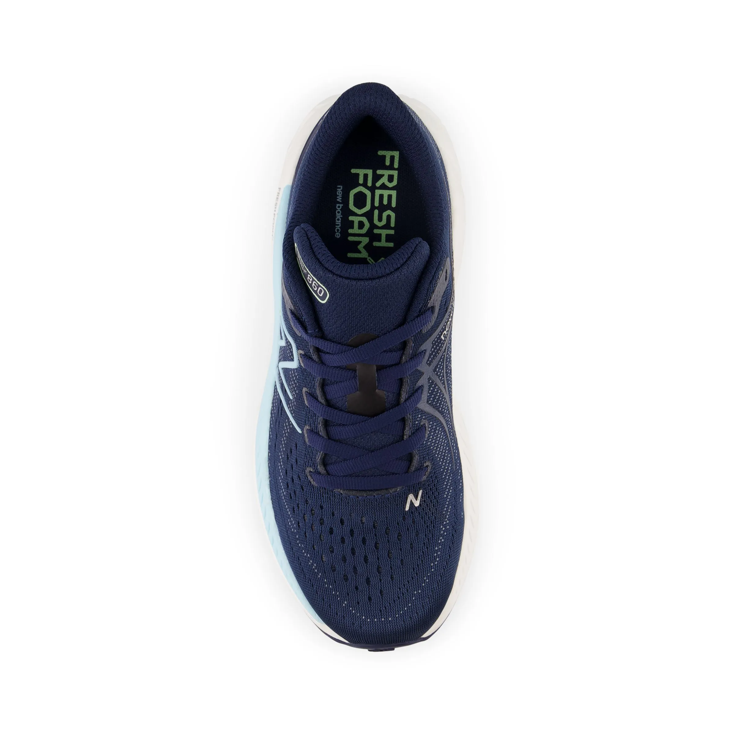 Fresh Foam X 860v13 - NB Navy with Bleach Blue and Green Aura