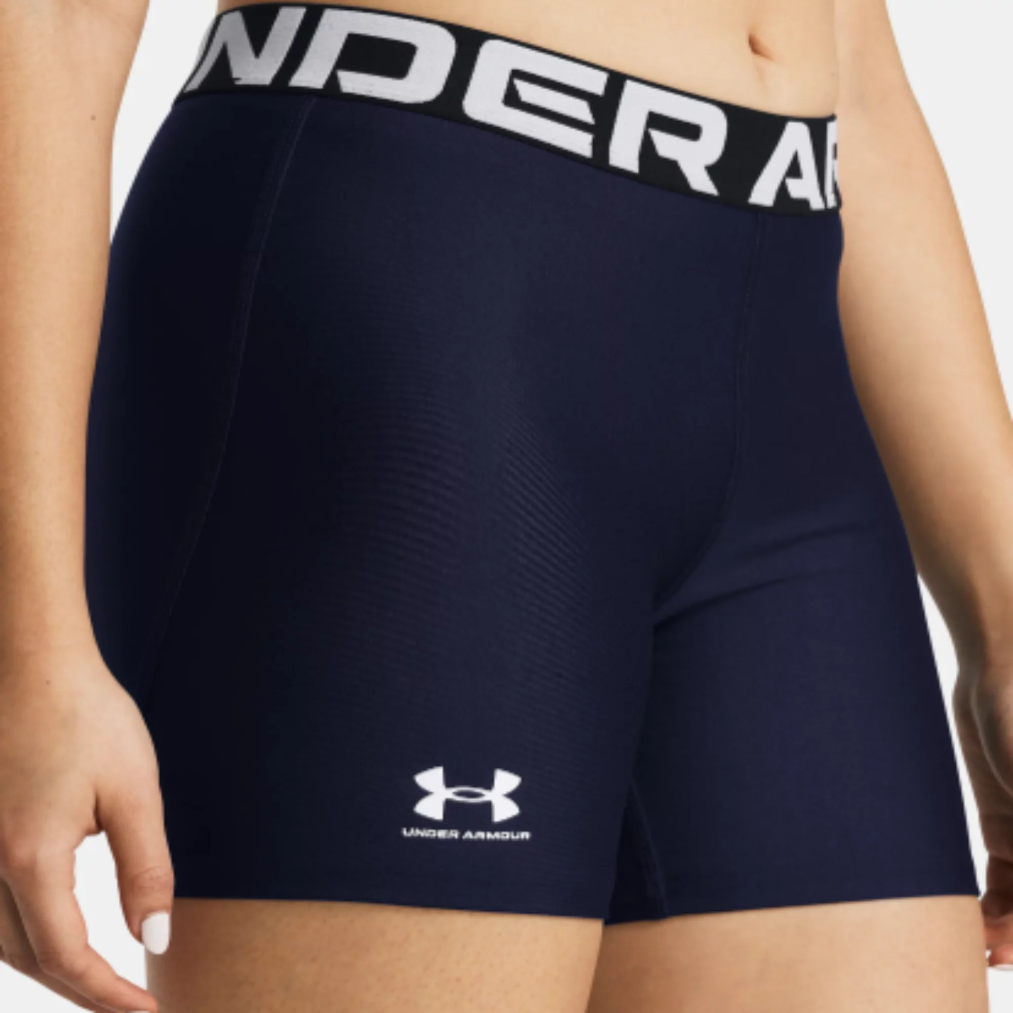 Women's   HeatGear® Middy Shorts (Midnight Navy)