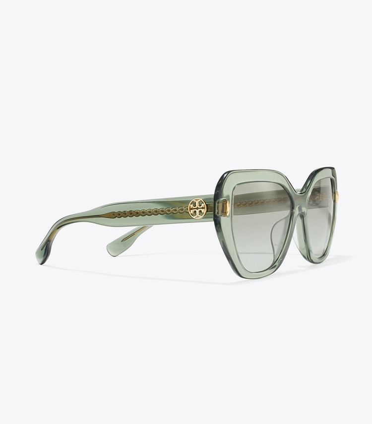MILLER OVERSIZED CAT-EYE SUNGLASSES