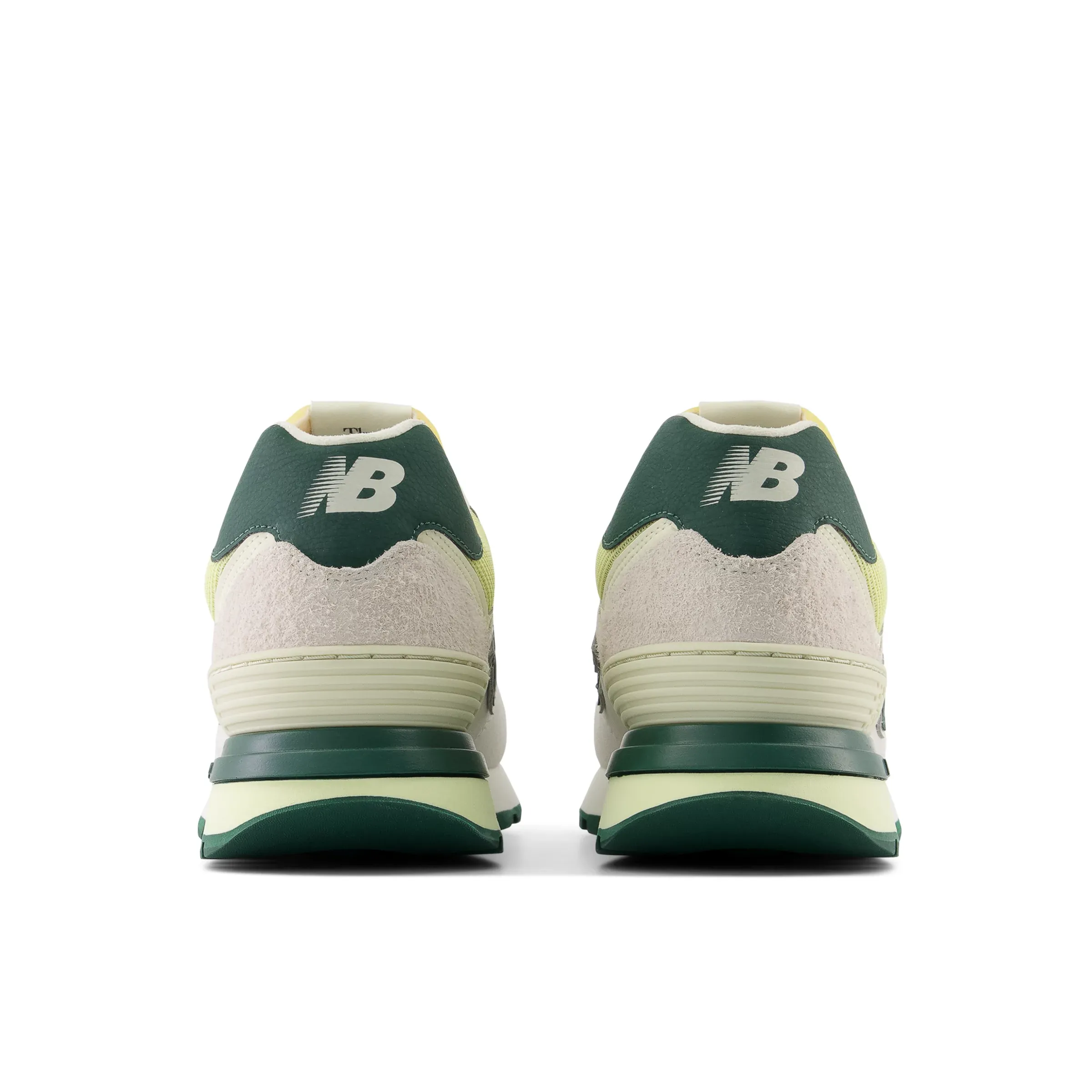 U574LG - White with Green
