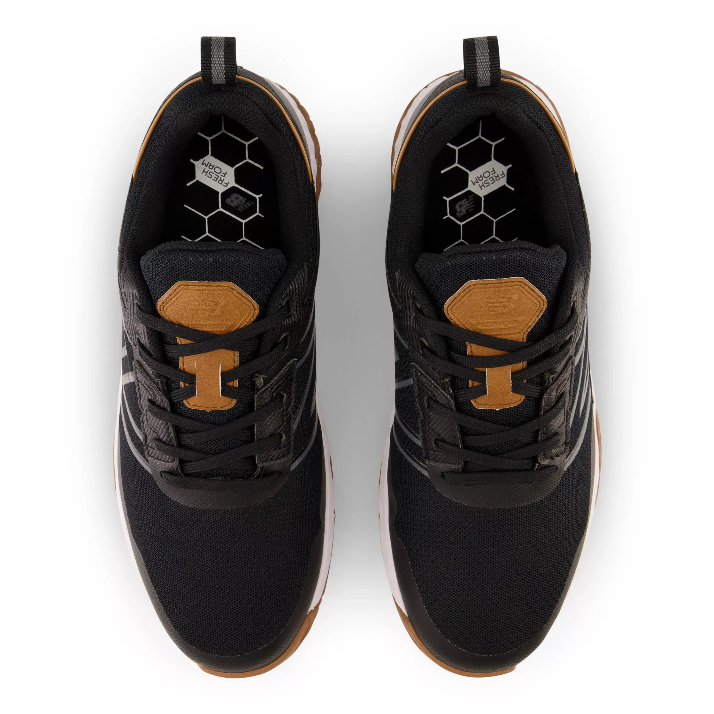 Fresh Foam Contend Golf Shoes - Black with Gum