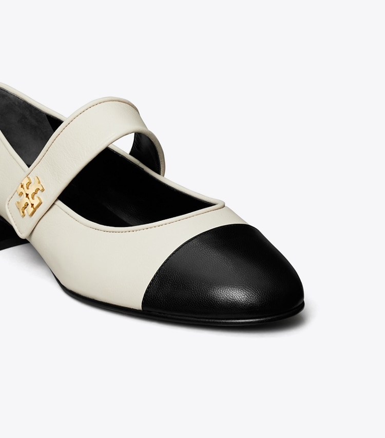 CAP-TOE MARY JANE HEEL BALLET