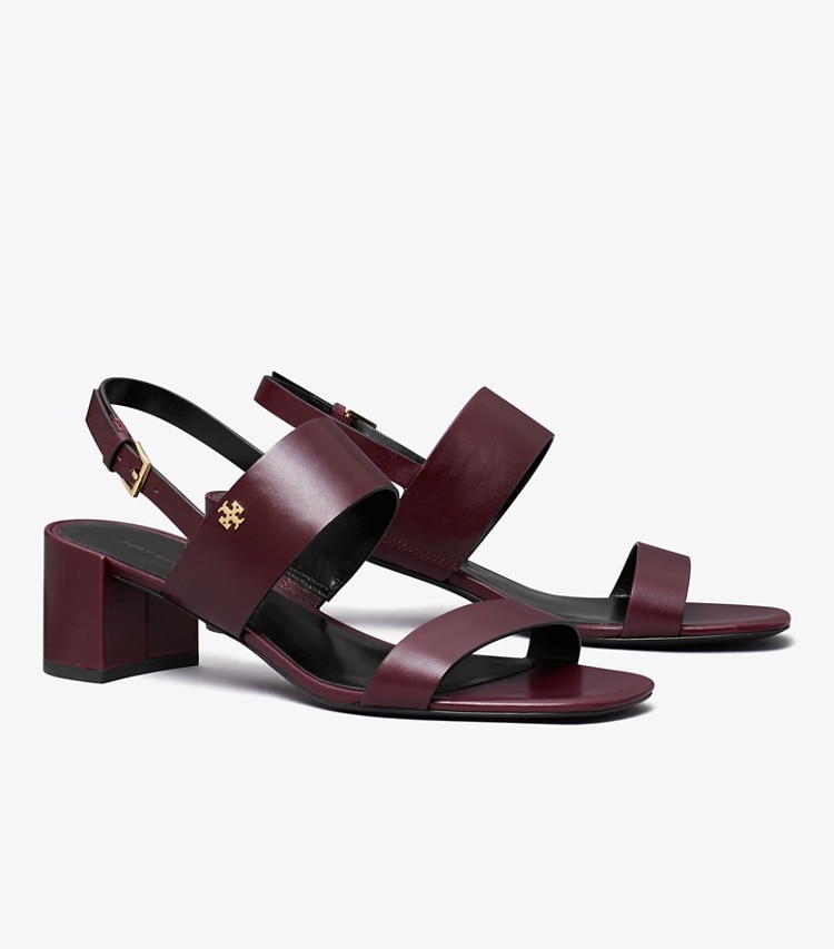 DOUBLE T HEELED SANDAL