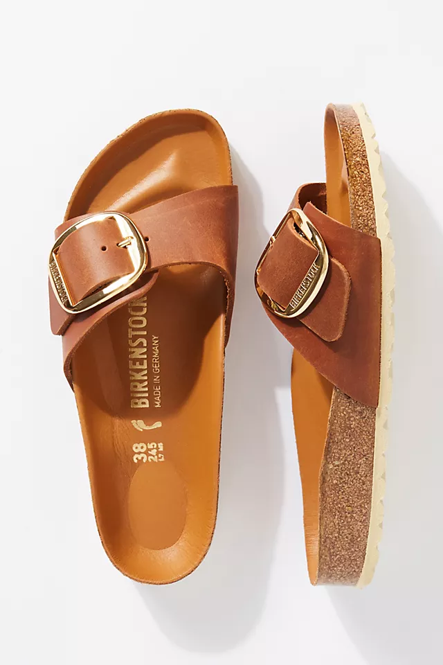 Birkenstock Madrid Big Buckle Sandals HONEY