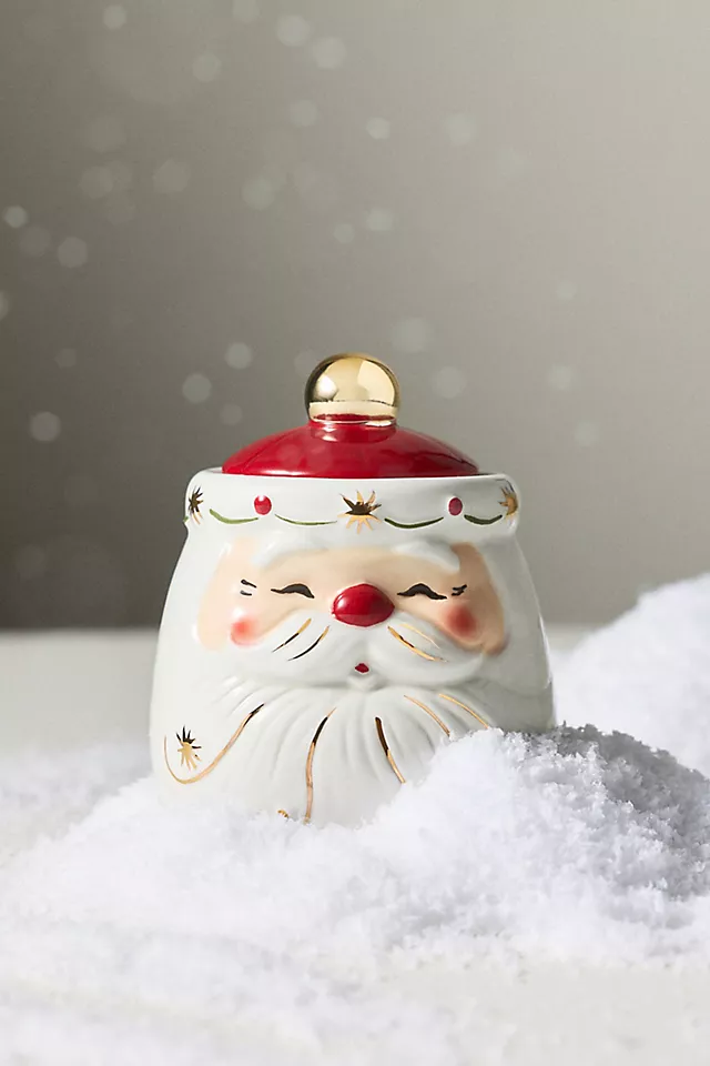 Santa Woody Fresh Balsam & Cedarwood Ceramic Candle