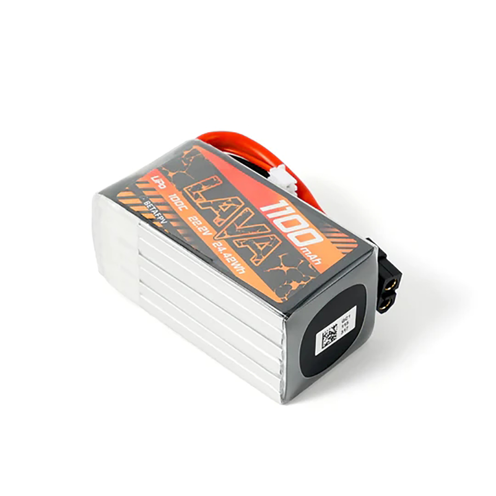 BETAFPV LAVA Series 6S 1100mAh LiPo Battery 1 Pcs for Pavo35 Brushless Whoop Quadcopter FPV Drone
