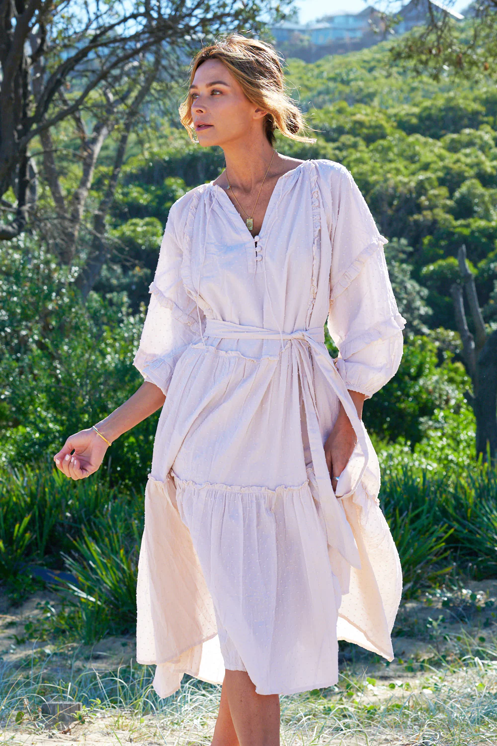 Cotton Dusty Pink Dress