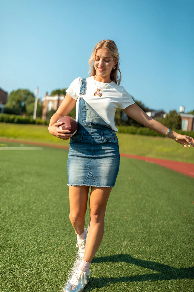 Pink Jersey Bear Tee