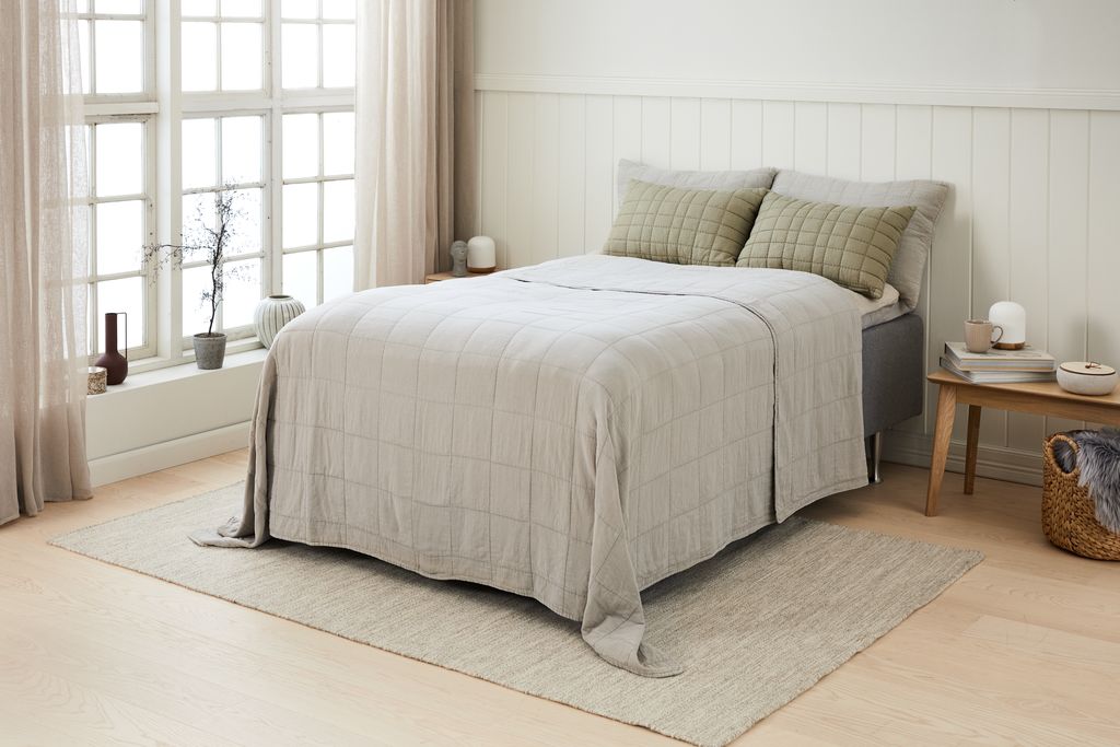 Bedspread VALMUE 240x260 beige