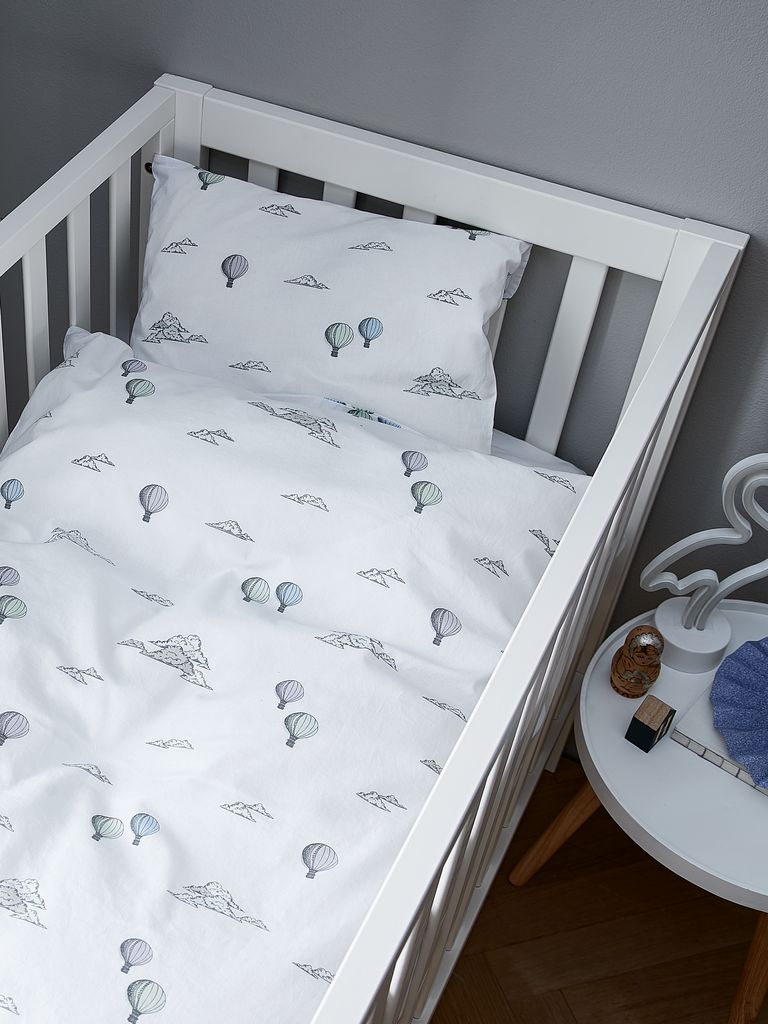 Baby duvet cover set LIV 70x100 white/purple