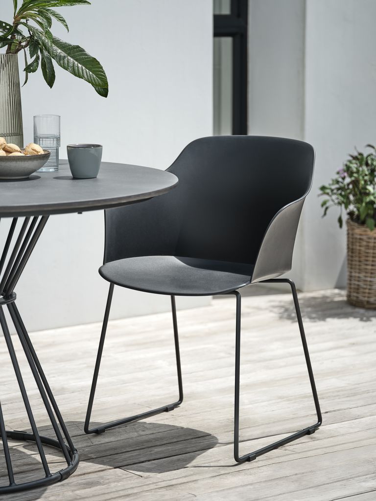 Garden chair SANDVED black
