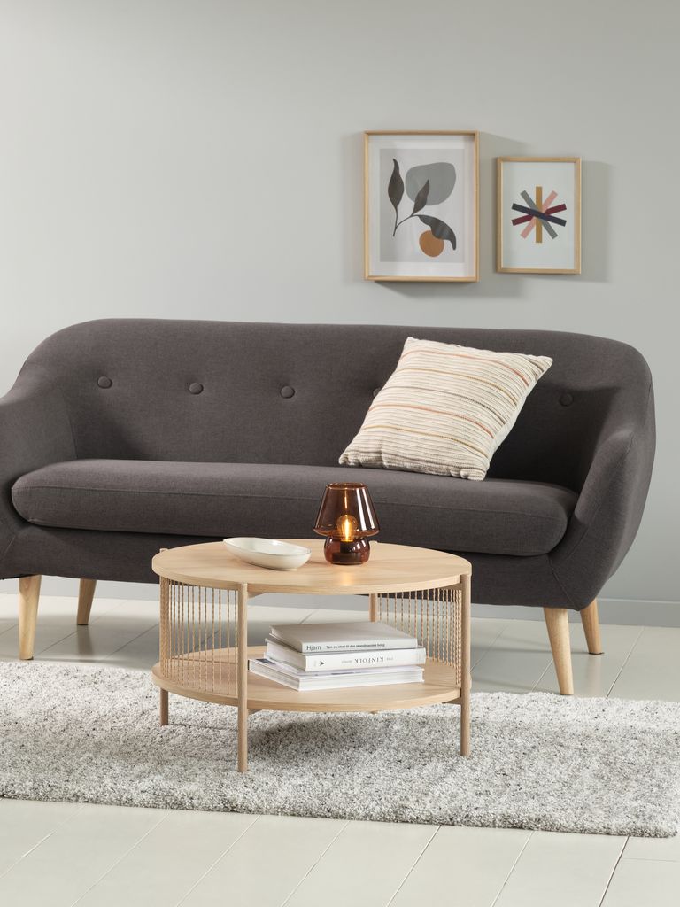 Coffee table SNESLEV D70 oak colour
