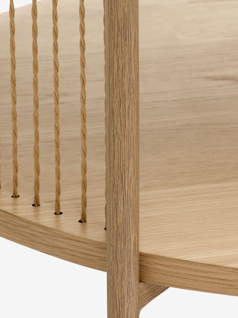 Coffee table SNESLEV D70 oak colour
