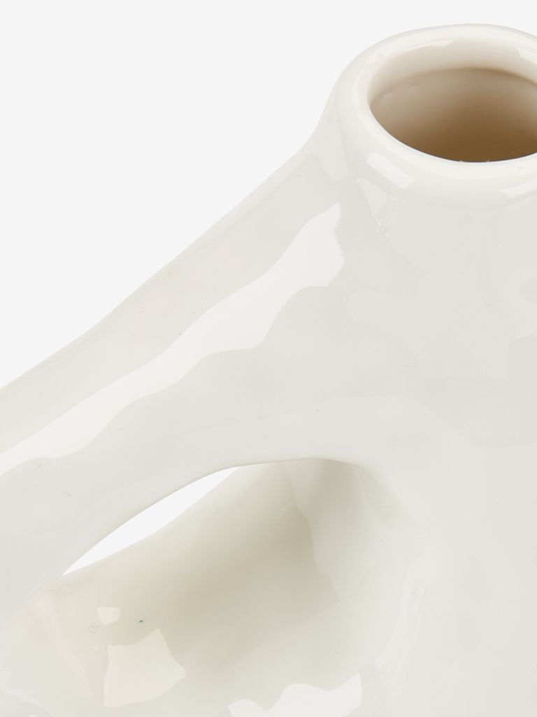 Vase SIGFRED W16xL7xH14cm white