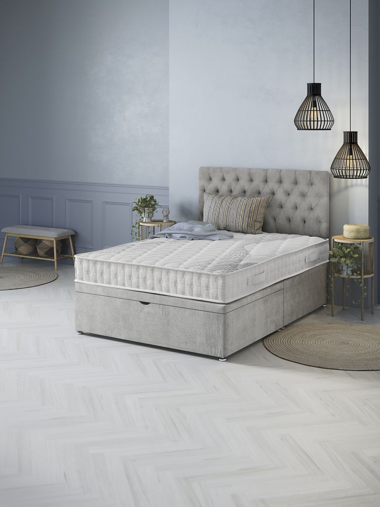 Divan base GOLD D10 OTTOMAN Double Grey-49