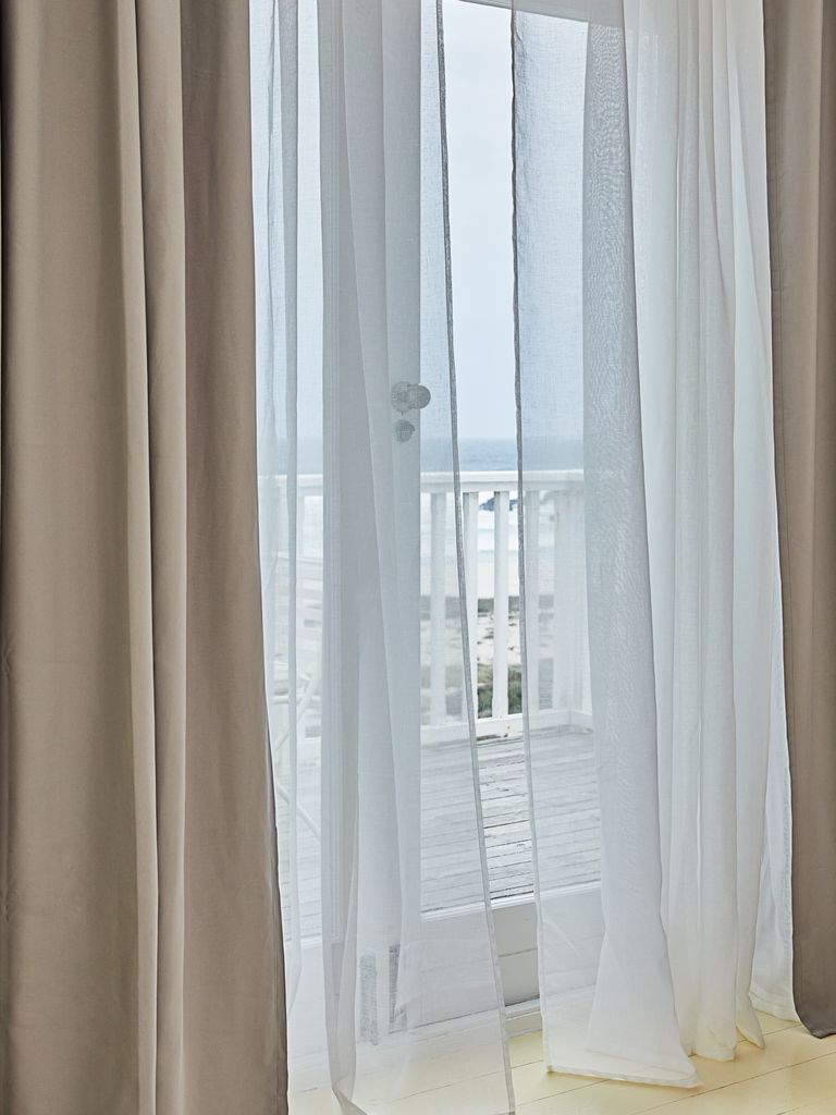 Curtain ROXEN 1x140x245 beige