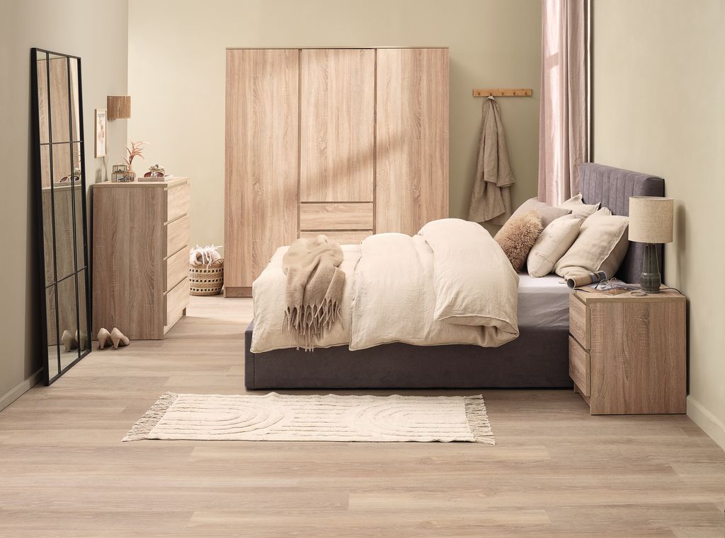 4 drawer chest LIMFJORDEN light oak colour