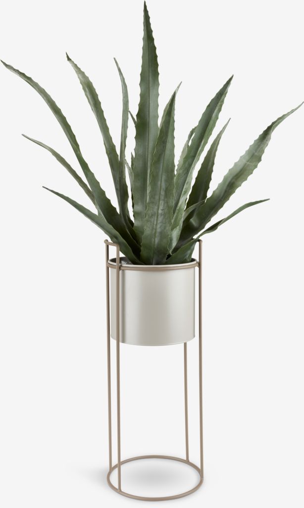 Plant pot OLAFUR D20xH50cm grey