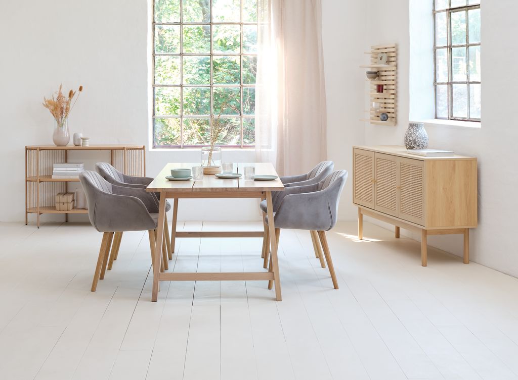Sideboard HALMSTAD 3 doors oak