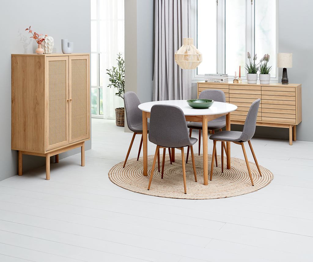 Sideboard HALMBY 3 doors oak colour