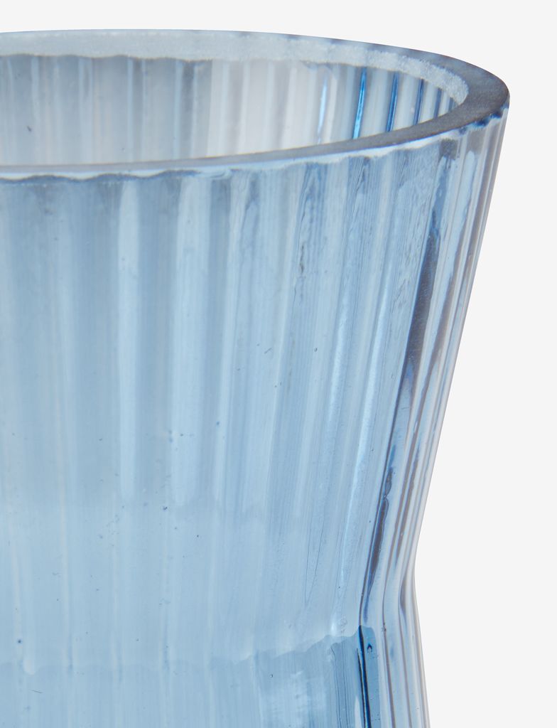 Vase HILBERT D8xH16cm blue