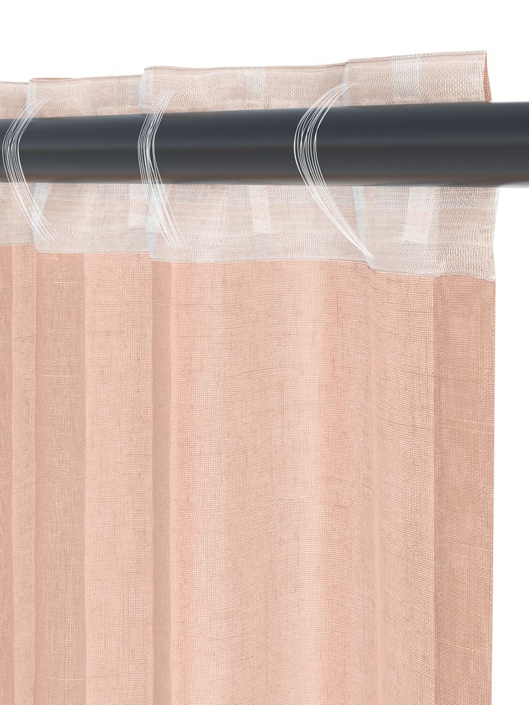 Curtain FONNA 1x140x245 dusty rose