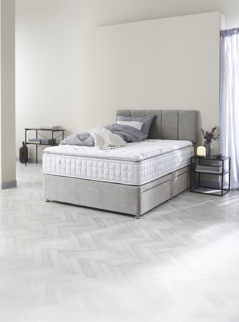 Headboard H50 STITCHED Double Grey-49