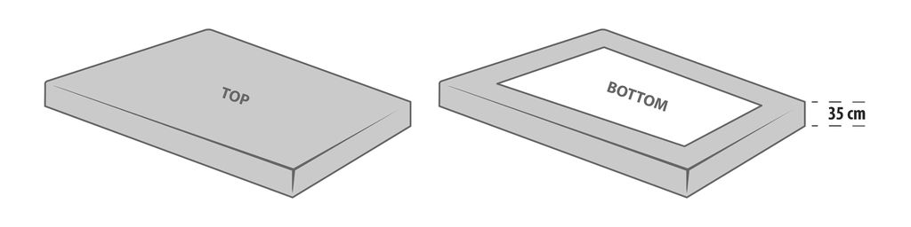 Jersey Fitted sheet JANNE Single white