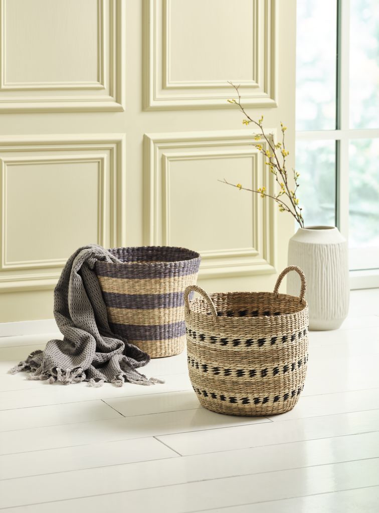 Basket VIGIL D32xH27cm seagrass