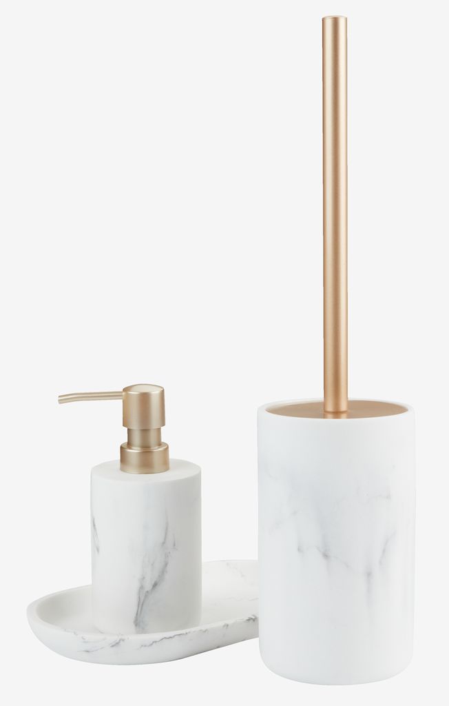 Toilet brush BERGHEM marble effect