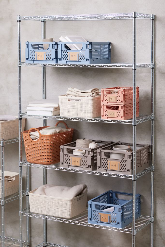 Basket JUTE 12L plastic off-white