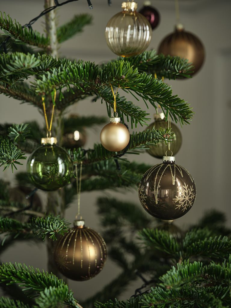 Christmas bauble GALDER pack of 6 D6cm glass