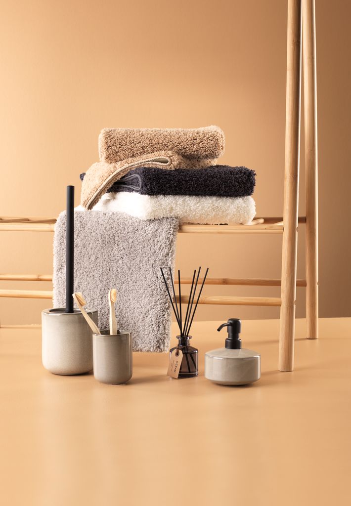 Bath mat KARLSTAD D70 light grey KRONBORG