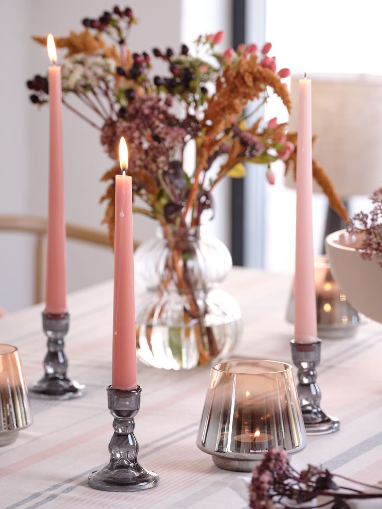 Candlestick TORLEK D7xH9cm assorted