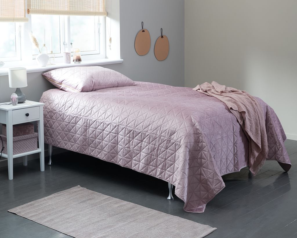 Bedspread ENGBLOMME 220x240 rose