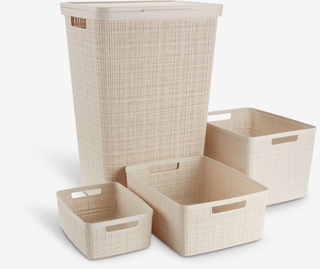 Laundry basket JUTE W42xL34xH60cm 58L