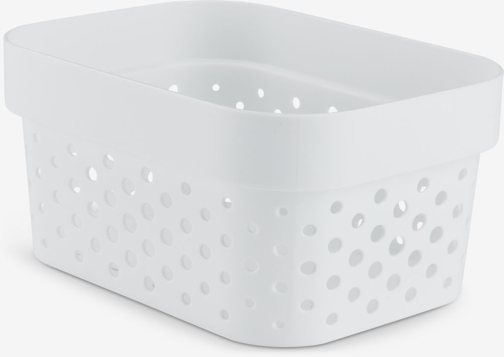 Basket INFINITY 1.4L plastic white