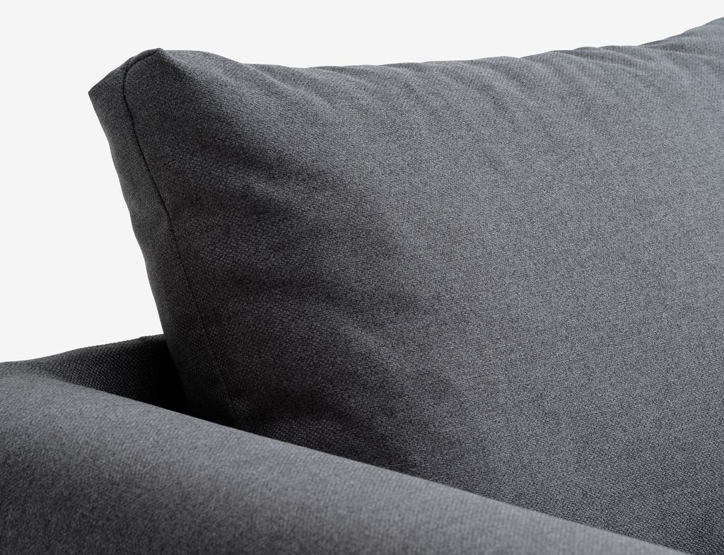 Chair bed SKILLEBEKK dark grey fabric
